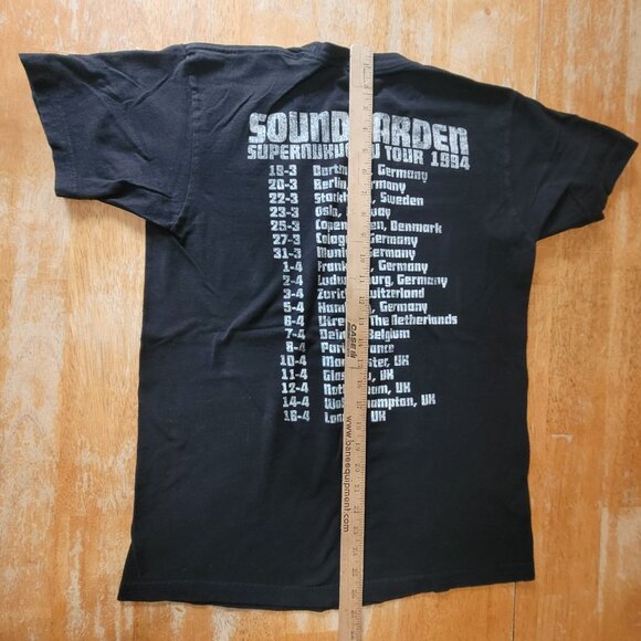 Medium Vintage Soundgarden Tultex 1994 Superunknown Tour - Picture 7 of 9